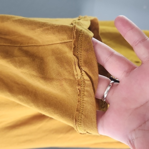 Oversized Button Front Sonoma Distressed Cotton Blouse - Picture 7 of 7